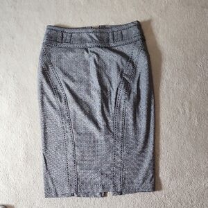 XOXO Heather Gray Pencil Skirt